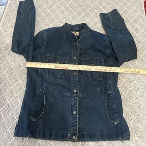 Woodrich Woman’s Denim Trucker Jacket Snap up S